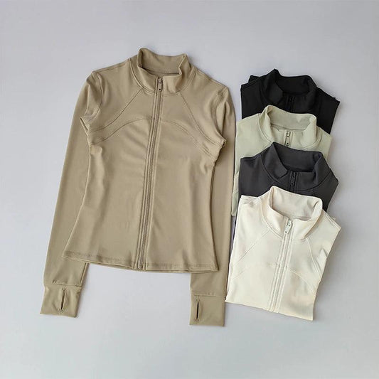 Yoga Suit Women's High-end Standing Collar Long Sleeved - Empire P.E