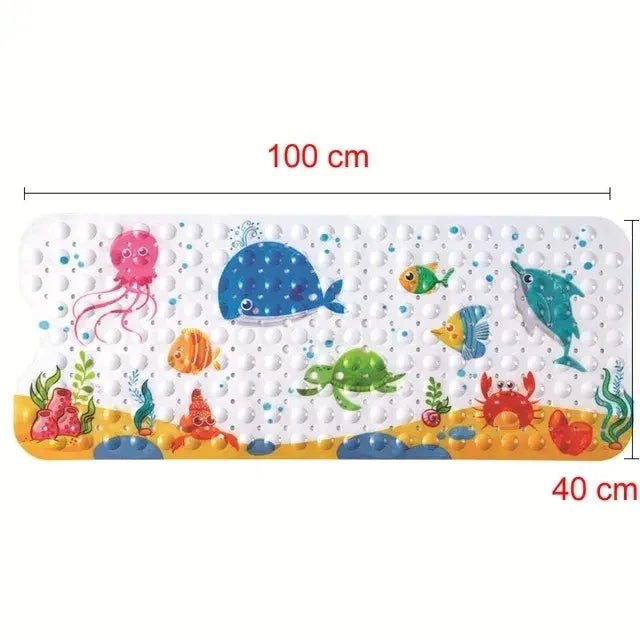Large Cute Cartoon PVC Anti-Slip Shower Bathtub Mats - Empire P.E
