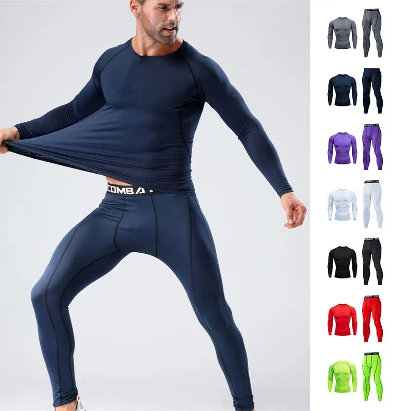 Men's Running Set Gym Jogging Thermo Track suit - Empire P.E