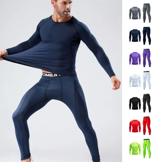 Men's Running Set Gym Jogging Thermo Track suit - Empire P.E