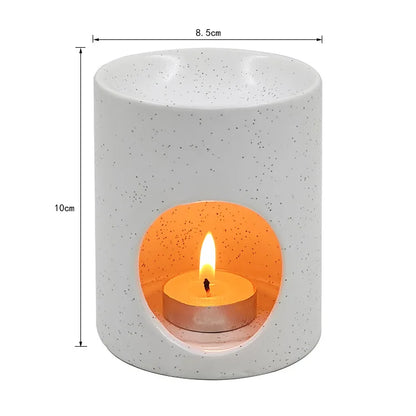 Simple Ceramic Aromatherapy Stove Essential Oil Wax Melt Incense Burner
