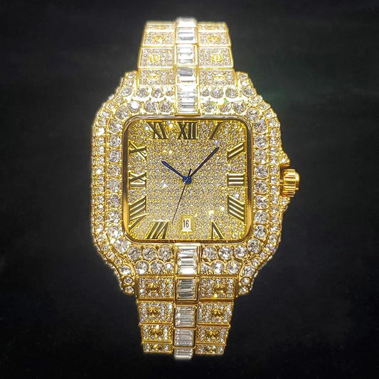 Luxury Original Brand Men Watch Bling Diamond - Empire P.E