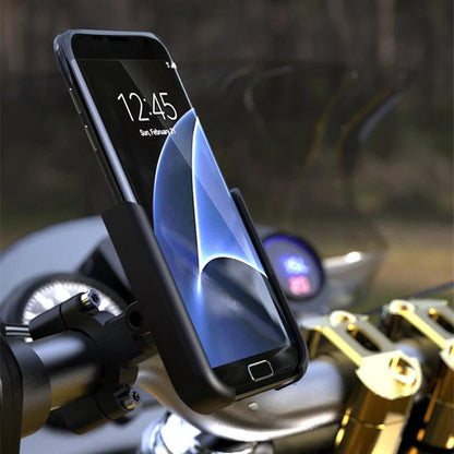VIKEFON Aluminum Alloy Motorcycle Bike Bicycle Phone Holder for 4-7 inch Smartphone GPS Handlebar Mount Motorbike Accessories - Empire P.E