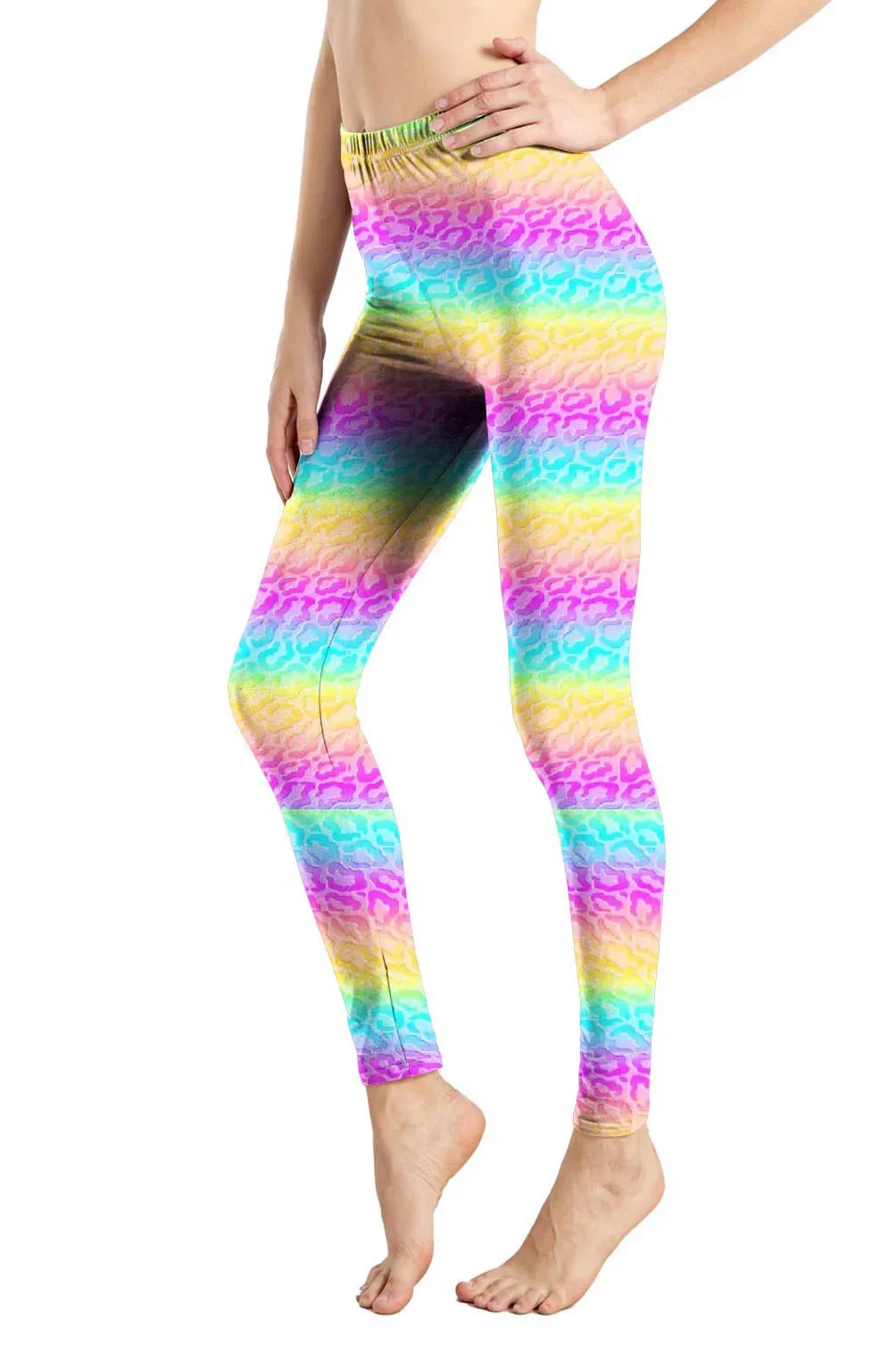 Leopard Leggings Printed High Waist - Empire P.E