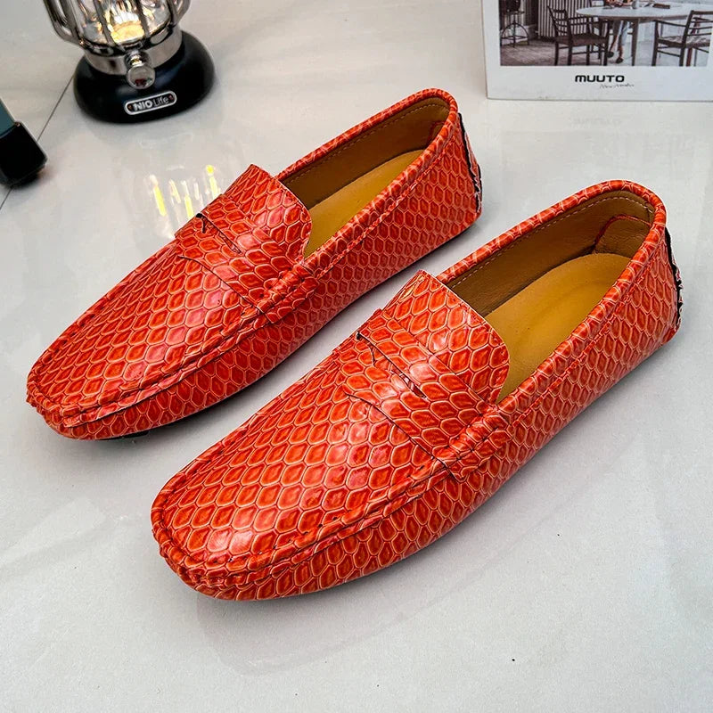 New Loafers Men Handmade Leather Dress Shoes - Empire P.E