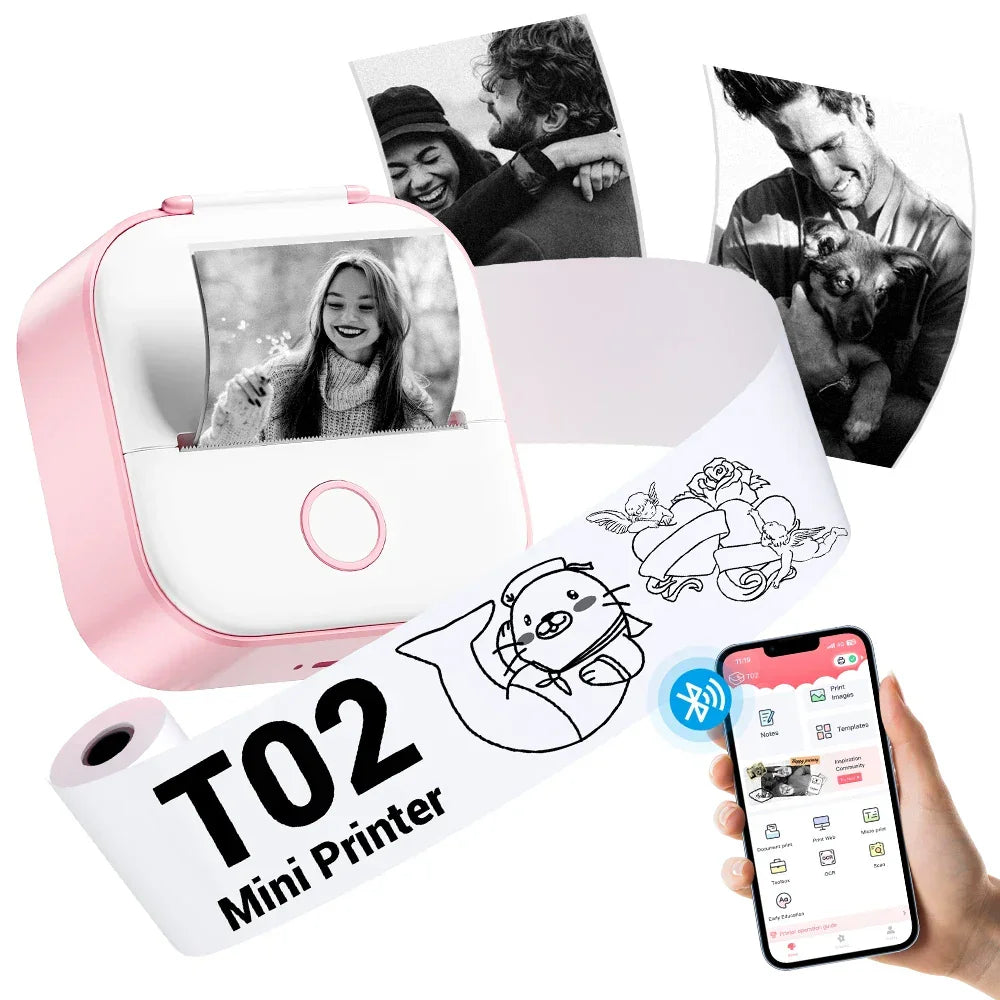 Pocket Printer Mini Portable Label Maker Self-adhesive - Empire P.E