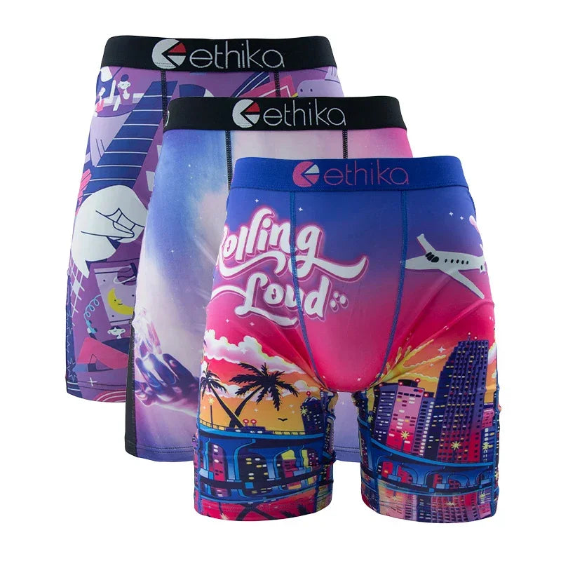 ETHIKA 3Pcs Men Sexy Underwear Boxers - Empire P.E