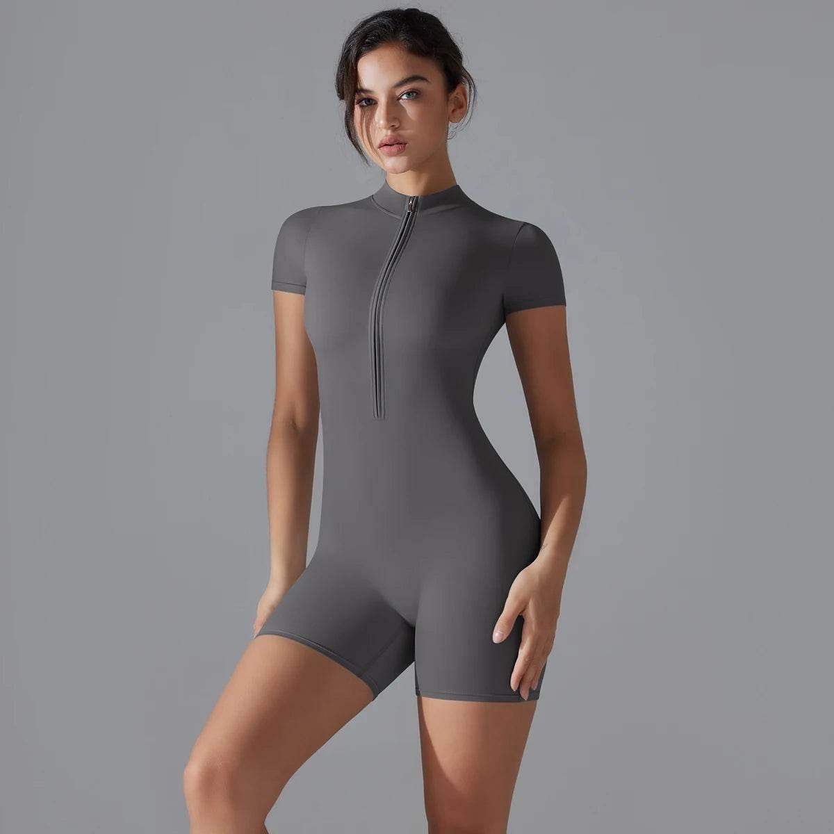 Women Bodysuits Fitness Sports Bodysuit Yoga Suit Breathable Quick Drying Sports Yoga Clothing Women's Gym Push Up Workout - Empire P.E