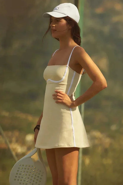Golf Tennis Dress with Pad Sports Set Yoga for Women Workout Pickleball Clothing Badminton Skorts Activewear - Empire P.E