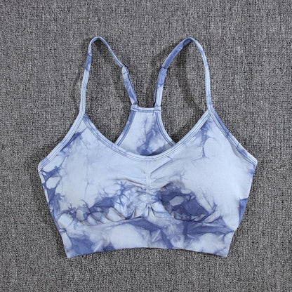 1/2/3/PCS Tie Dye  Seamless Women Pants Sets