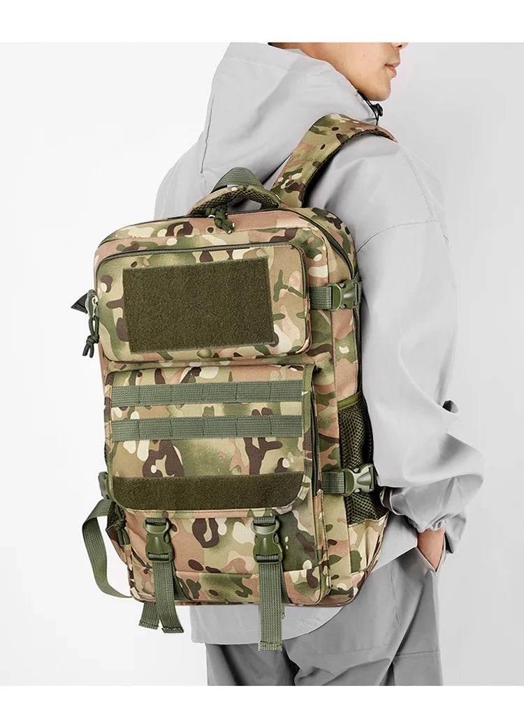 40L Waterproof Outdoor Tactical Backpack Men Travel Daypack Climbing Hiking Trekking Hunting Fishing Camping Sports Rucksacks - Empire P.E