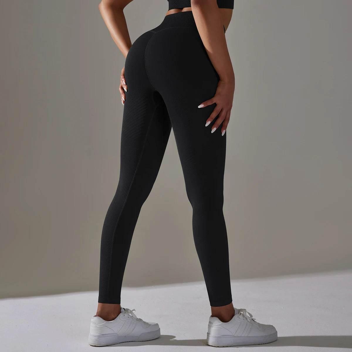 Women Yoga Set Seamless Gym Sportswear Long Seelves High Waist Leggings Sports Clothing Set Fitness Bra Vest Shorts Tracksuit - Empire P.E