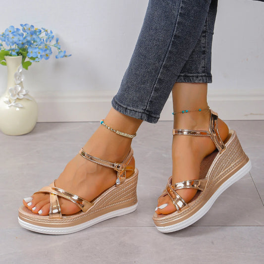 Women Sandals New Casual Platform High Heels Shoes