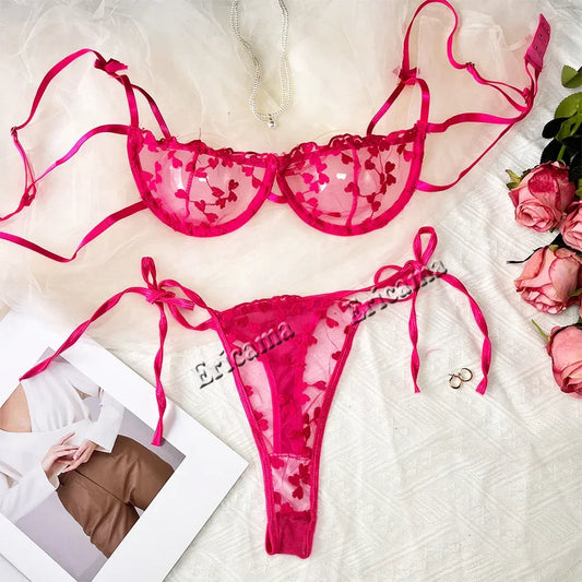 Lingerie Set Women Night Beautiful Sexy 2 Piece - Empire P.E