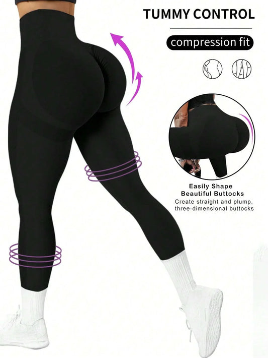 Seamless Butt Lifting Workout Leggings - Empire P.E