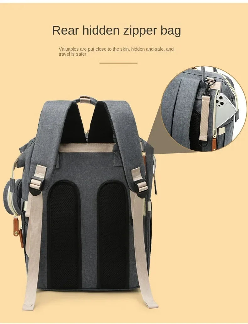 USB Diaper Bag Backpack - Empire P.E