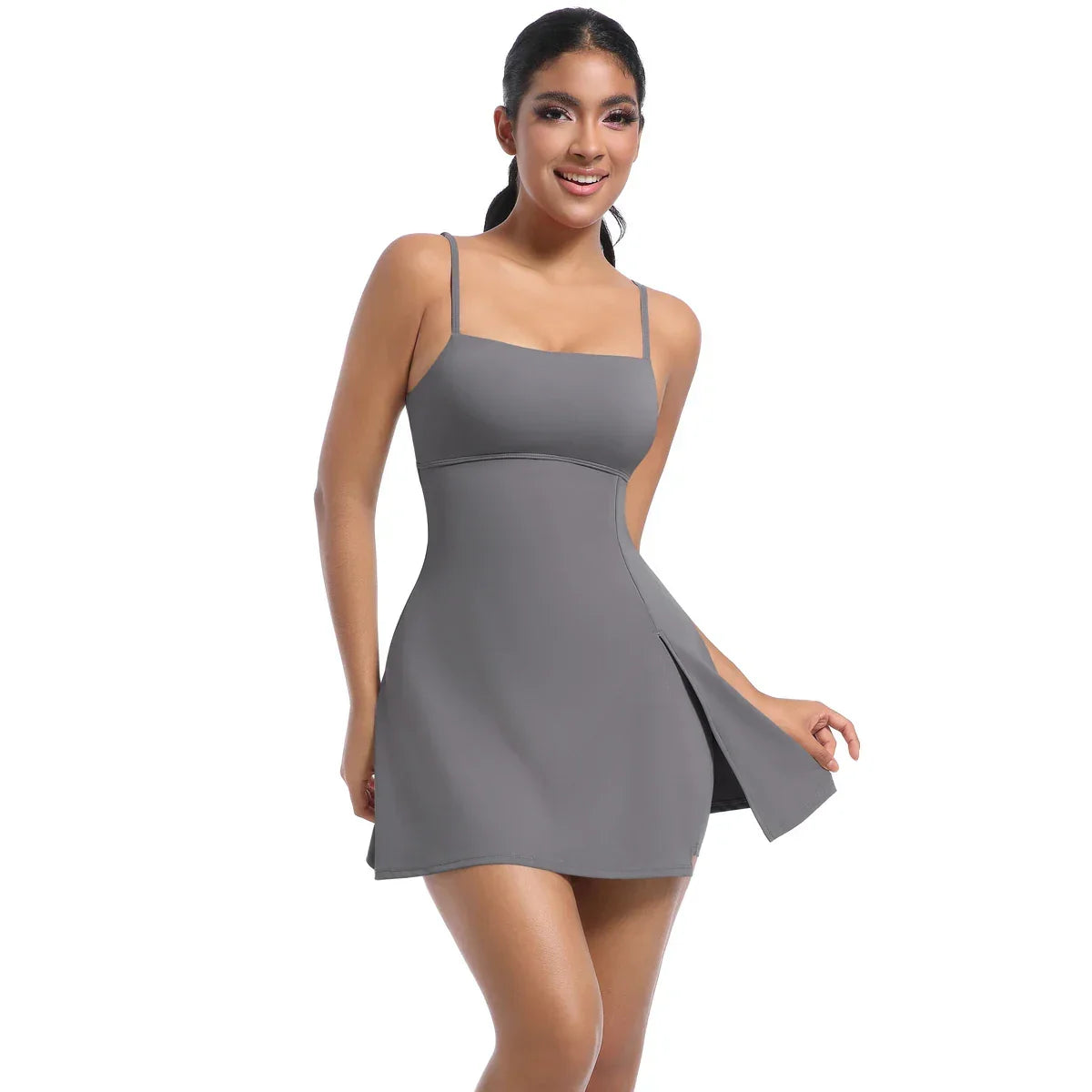 Women Yoga Tennis Skirts Gym Golf Running Sports Fitness Jumpsuit Skirt Sports Overalls Fitness Suits Gym Tracksuit Dance Skirt - Empire P.E