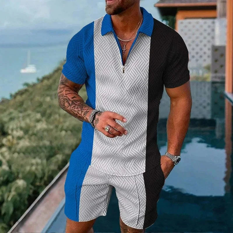 Men's Summer suit Polo Tracksuit Set - Empire P.E