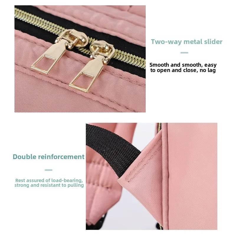 Personalized Name Mommy Bag Multi-functional Double Shoulder Storage Diaper Backpack for Outdoor Traveling Mom Gift - Empire P.E