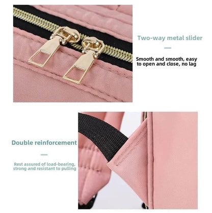 Personalized Name Mommy Bag Multi-functional Double Shoulder Storage Diaper Backpack for Outdoor Traveling Mom Gift - Empire P.E