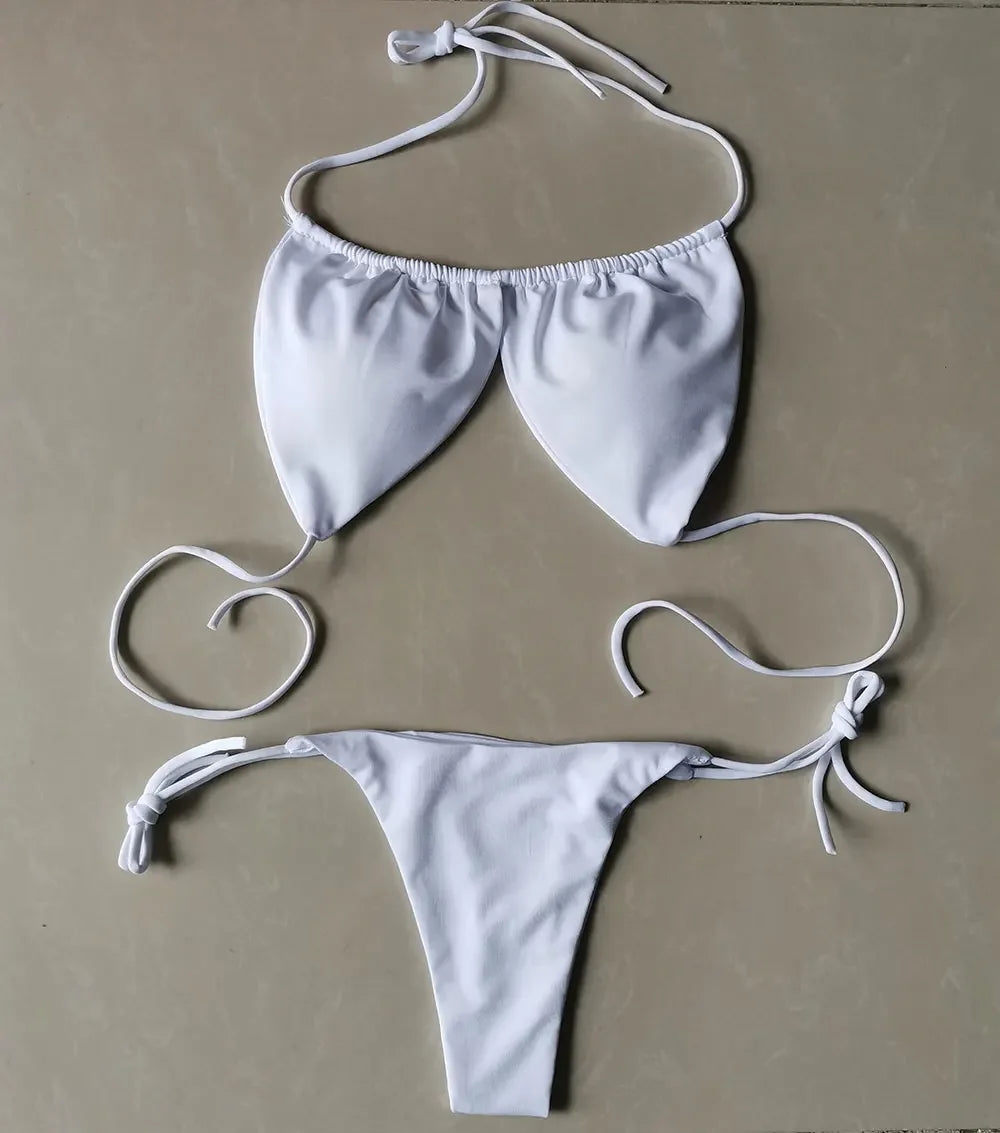 Summer Sexy Bikini set Push-up padded Bra Thong Split Swimwear - Empire P.E