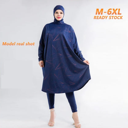 Women's Muslim Burkini Swimming Suit