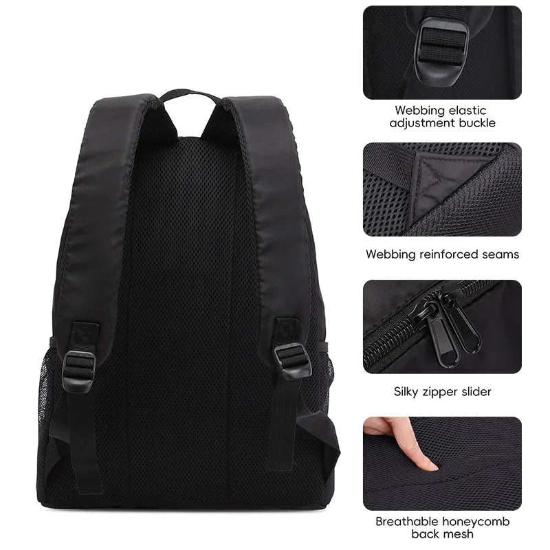 TINYAT Women Men Fashion Waterproof Large Capacity Travel Backpacks - Empire P.E