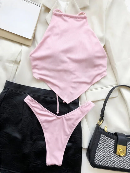 Halter Bandana Bikinis Set - Empire P.E