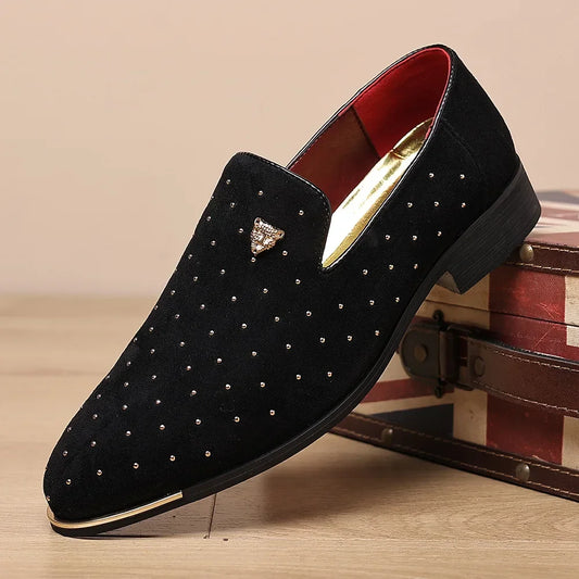 Men Loafers Leather Dress Shoes - Empire P.E