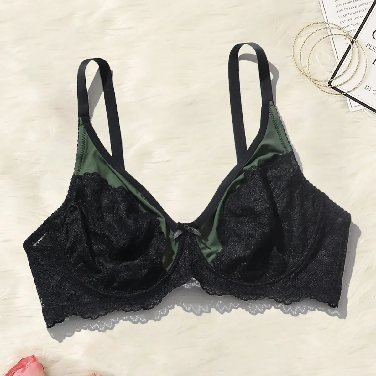 Plus Size Bra with Wire Lace Bra - Empire P.E