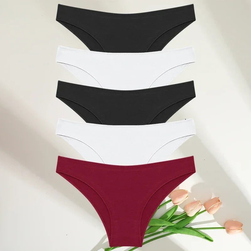 5PCS/Set M-XXL Panties Women Cotton Lingerie - Empire P.E
