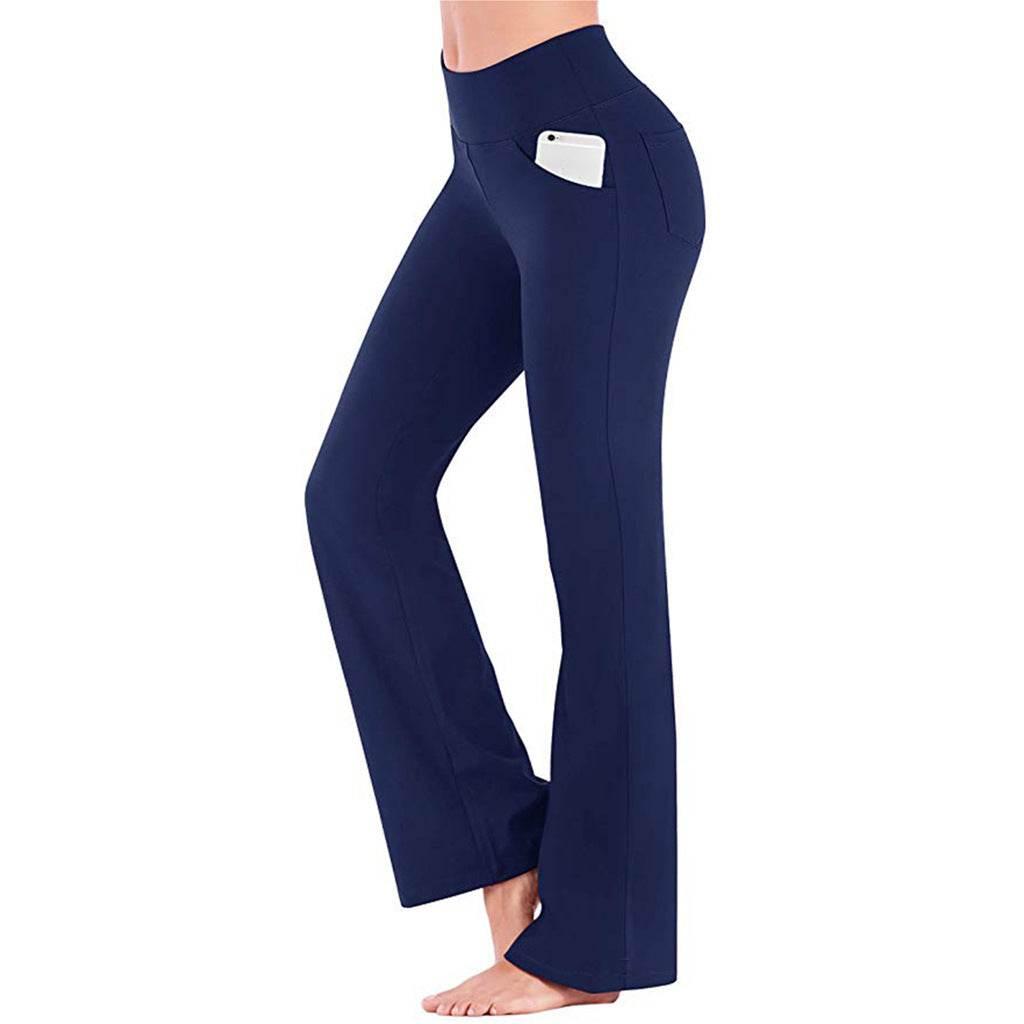 Ogilvy Mather Solid Elegant Female Lady Women's Legs Pants Palazzo Flared Wide Killer High Waist OL Ladies Career Long Trousers - Empire P.E