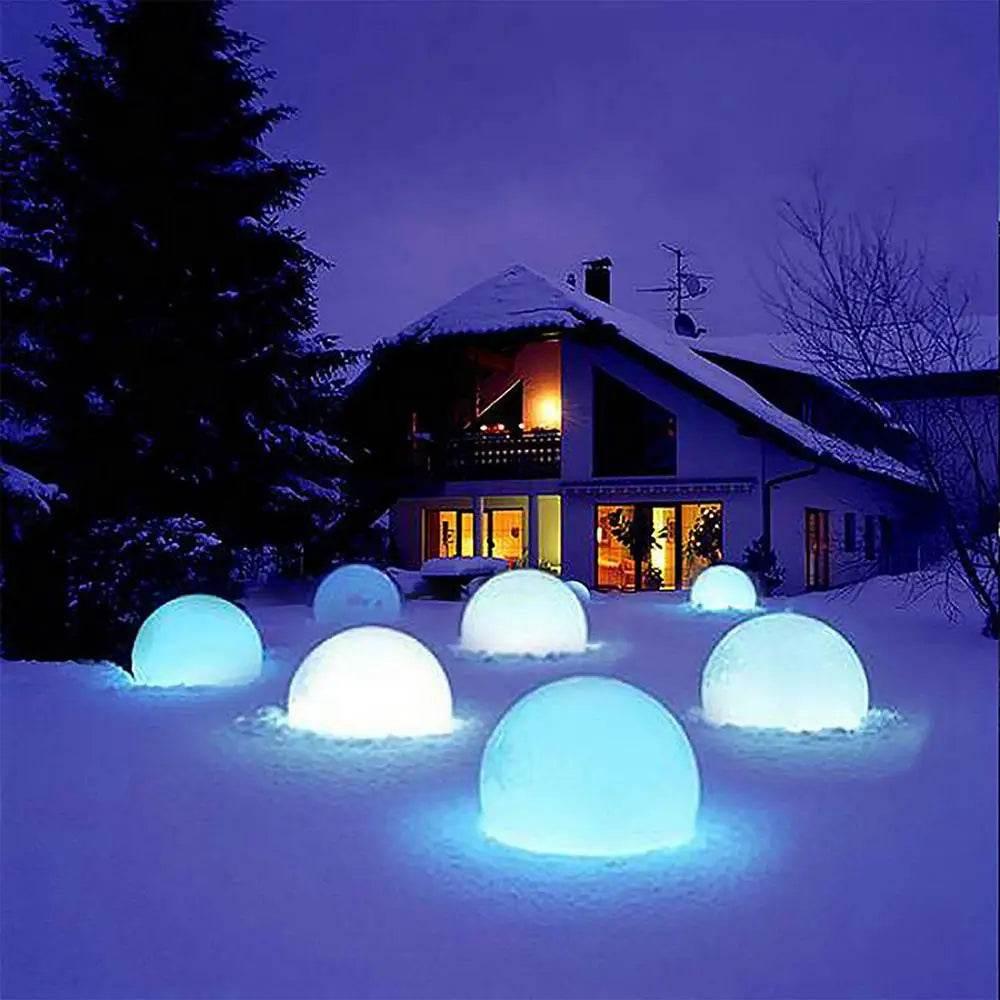 40cm Large Led Beach Ball With Remote Control 13 Colors With Inflation Pump For Sum&mer Fun Outdoor Games Decorations Pool Party - Empire P.E