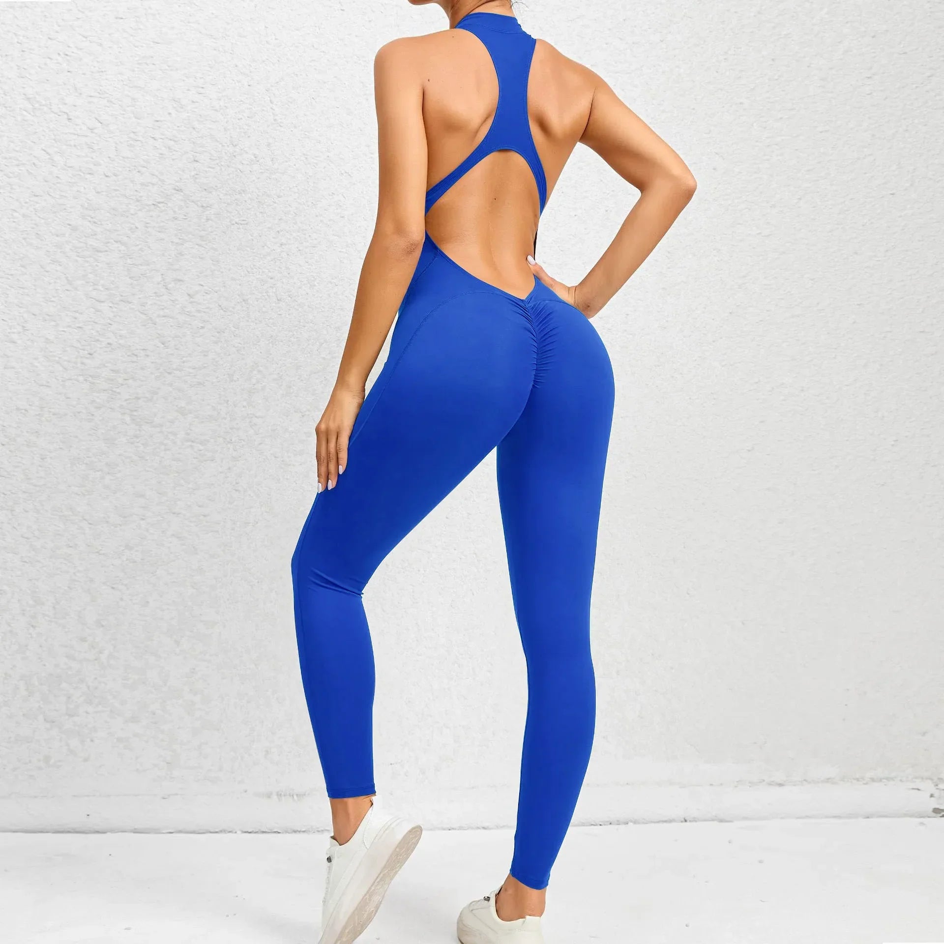 New Zip Up Rompers Scrunch Butt Yoga Sets - Empire P.E