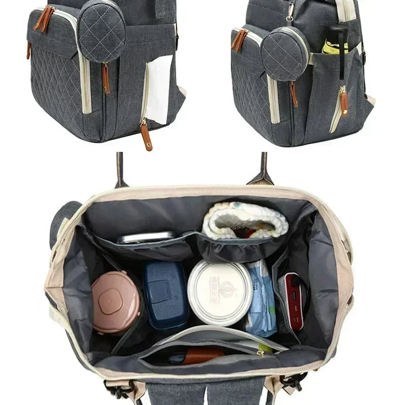 USB Diaper Bag Backpack - Empire P.E