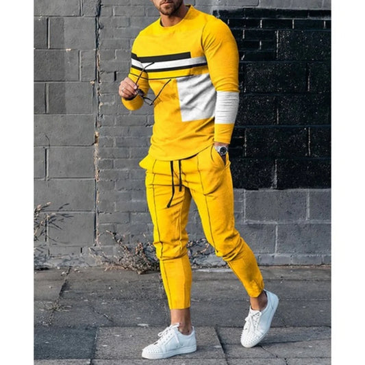 Men Clothes  Long Sleeved 2 Piece Suit