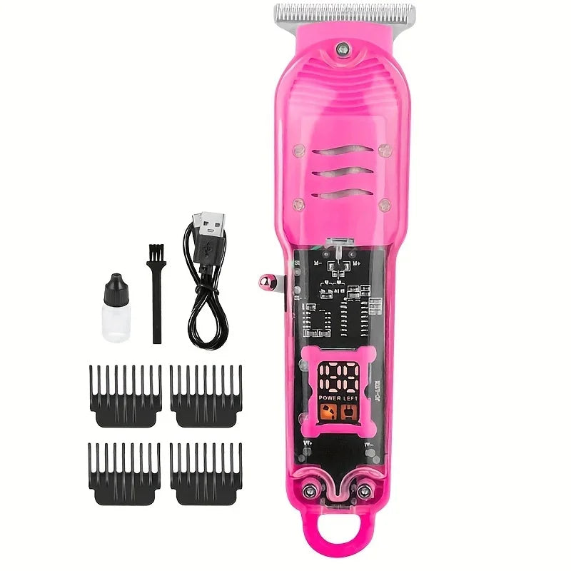 Transparent Body Electric Hair Clipper Professional Trimmer - Empire P.E