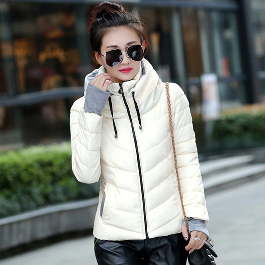Women's Thicken Outerwear Solid Coats - Empire P.E