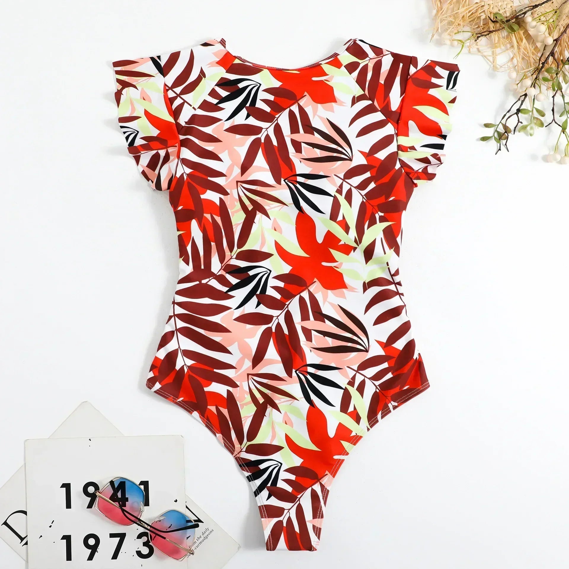 2024 Fashion Short Dress One-piece Swimsuit - Empire P.E
