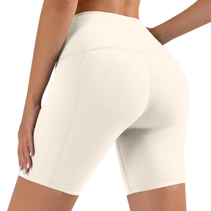 Women Sports Short Yoga Shorts High Waist Breathable Soft Fitness Tight Women Yoga Legging Shorts Cycling Athletic Gym Shorts - Empire P.E