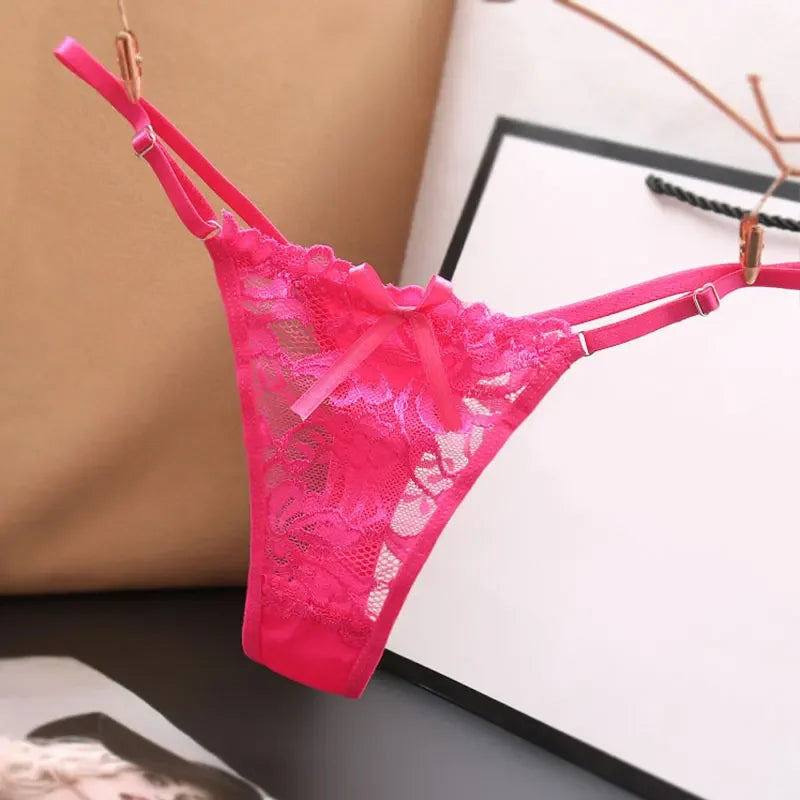 Sexy Lace See-Through Thong For Women Panties - Empire P.E