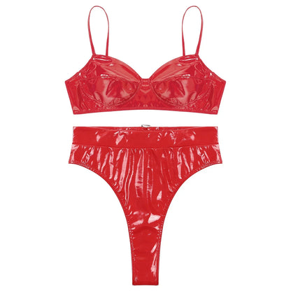 Womens Lingerie Rave Wet Look