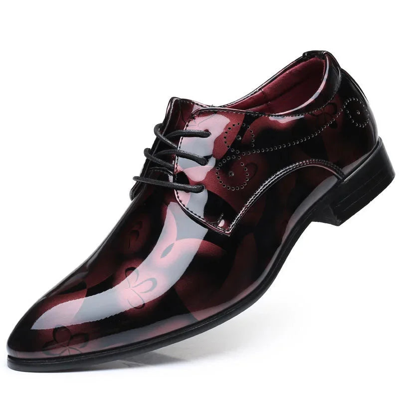 Designer Brand Patent Leather Shoes for Men - Empire P.E