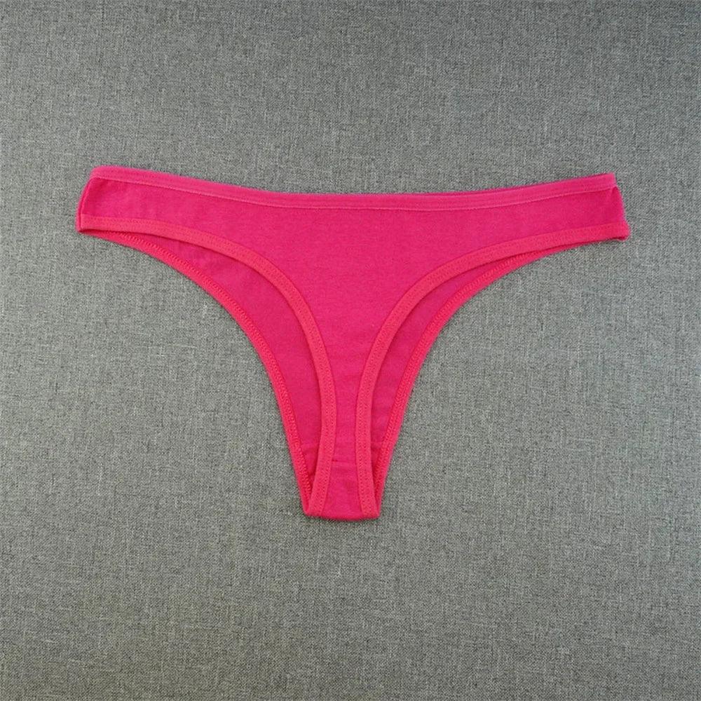 M-XXL Women Thong Panties Sexy Soft Cotton G-String - Empire P.E