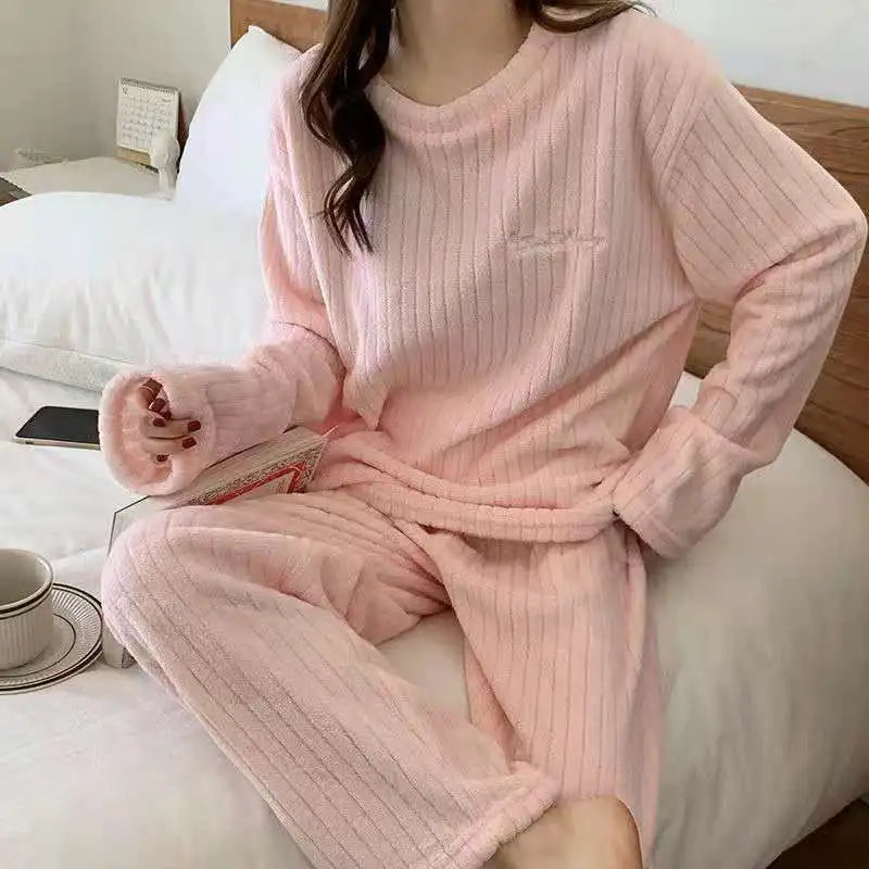 Women Solid Warm 1/2 Piece Sets - Empire P.E