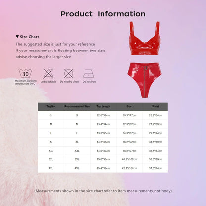 Womens Lingerie Rave Wet Look