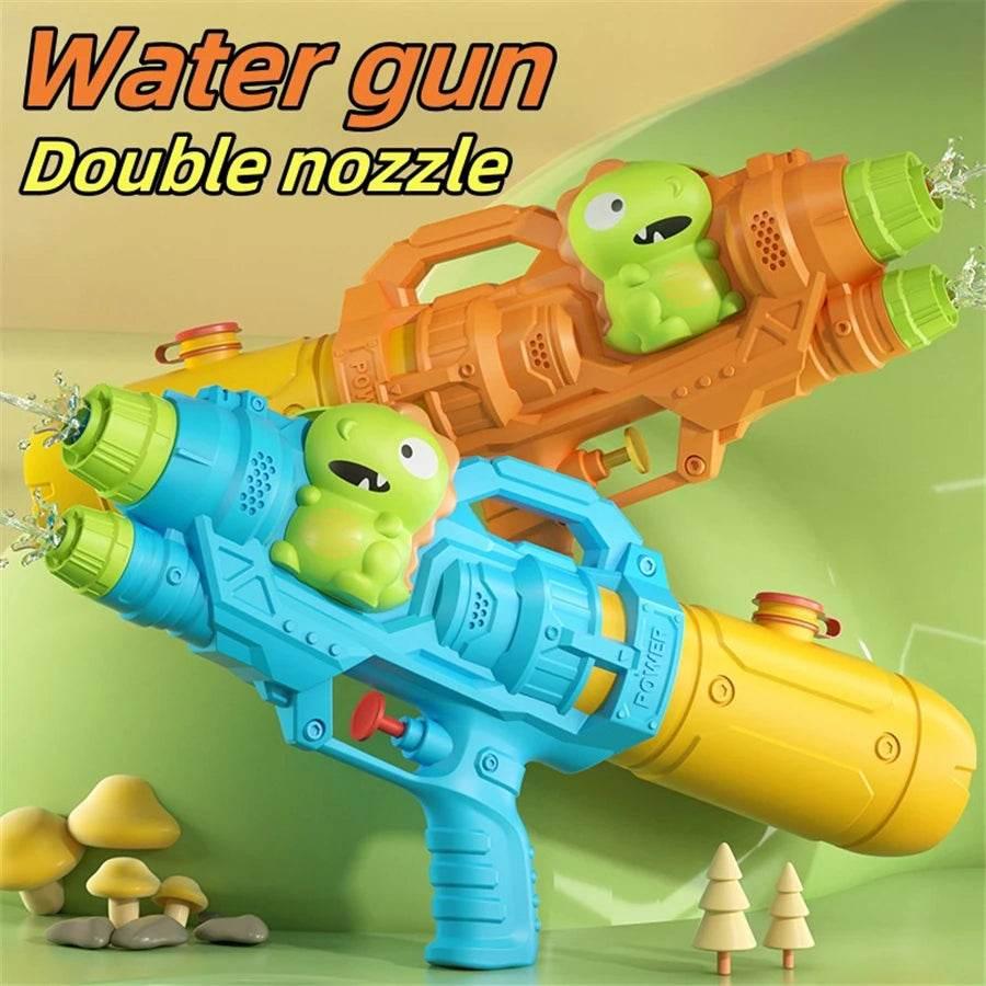 Dinosaurs, ducks, sharks, twin sprinklers, water gun toys, water fights, family gatherings, party games, water pools, beach toys - Empire P.E