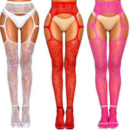 Rave Party Sexy Tights Suspender Fishnet Stockings - Empire P.E