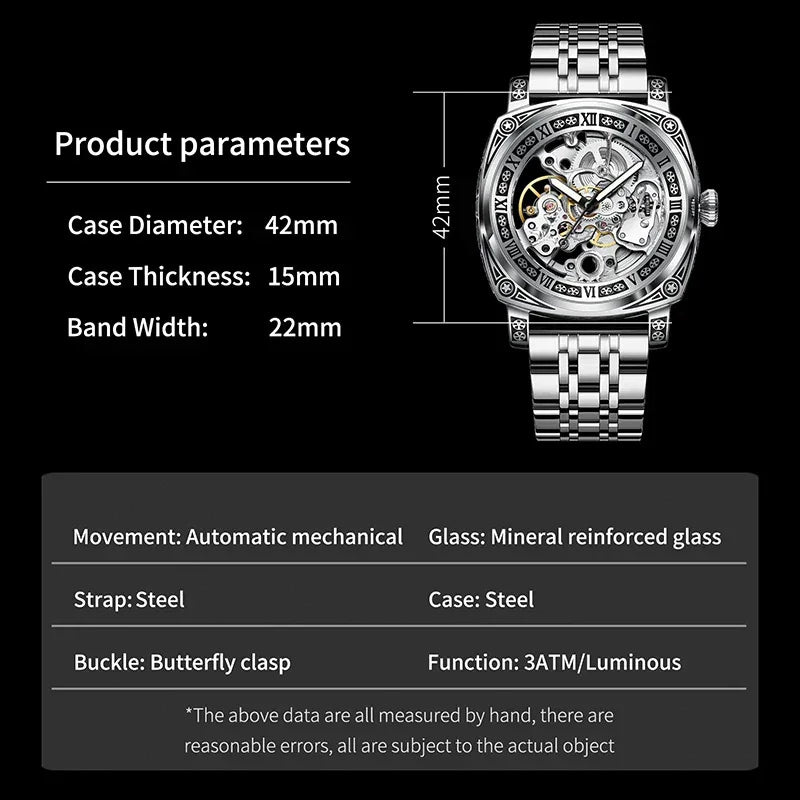 Men's Luxury Stainless Steel Waterproof Watch