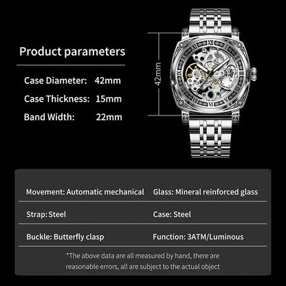 Men's Luxury Stainless Steel Waterproof Watch